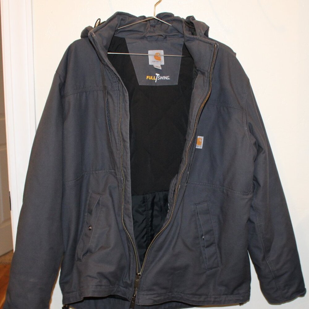 Carhartt hoodedSuper Dux Full Swing Jacket with thinsulate.  MENS XL (WORN ONCE)